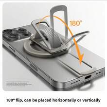 Dudukan Ponsel Magnetik, Ring Holder Ponsel Silikon MagSafe, Dudukan Meja, Dudukan Anti Selip yang Dapat Diputar - Putih polos - View 6