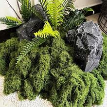 人造苔蘚墊,仿真綠色植物墊,逼真的人造綠植牆面與桌面裝飾,耐用尼龍人造植物,免維護仿真苔蘚片,適用於居家、微景觀、聖誕節、婚禮派對與花園背景裝飾 - 草皮 - 查看 11