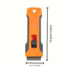 1pc Stain Cleaning Scraper With Extra Blade, Window Scraper, Glass Scraper, Extendable Scraper For Removing Glue, Paint, Stickers, Labels. Multi-Functional Household Glue Removal Scraper Tool For Phone, Car Repair, Cleaning, Film Application. Cleaning Tool, Tools & Home Improvement - Multicolor - View 10