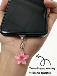 5/10/20pcs Dust Plug + Lobster Clasp, Transparent Silicone Material, Phone, Tablet, Earphone, Kindle Charging Port Dust Plug, Small And Lightweight, DIY Small Accessory Decoration, Compatible With Apple Lightning/Type-C/Android MicroUSB/, Includes All Phone Models Of Android And Other Series/Apple 17/16/15 Series, Protects Charging Port, Waterproof, Moisture-Proof, Dust-Proof, Firm And Not Easy To Fall Off - Multicolor - View 4
