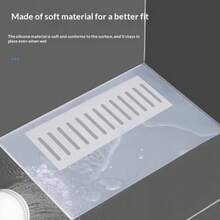 Rectangular Floor Drain Deodorant Silicone Mat, Thickened Extra Large Sewer Seal Cover, Anti-Gnat Guard For Bathroom. - Multicolor - View 4