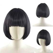 1pc Fashion Short Wig With Bangs, Multi-Color Anime Cosplay Wig, Short Straight Synthetic Bob Wig, Blonde Bob Wig With Bangs, Women's Short Blonde Wig, Suitable For Cosplay, Festivals, Anime Conventions, Celebrations, Fluorescent Multi-Color Cosplay - Multicolor - View 18