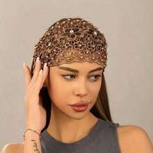 1 buah Bando Lebar Baru dengan Desain Bunga Plum Berongga, Aksesori Rambut, Ikat Rambut, Aksesori Riasan Rumah - Beraneka warna - View 2