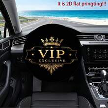 1pc Steering Wheel Sun Shade, Summer UV Protection To Keep Steering Wheel Cool, Universal Thickened Sun Shade, Suitable For Car Interior Steering Wheel Cooling - Steering Wheel Sunshade - View 5