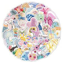 50 Pieces Summer Holiday Seasonal Sticker For Kids Holiday Sticker Teacher Assortment Party Favor For A Whole Year Christmas Easter Halloween Independence Day Valentine Spring Summer Fall Winter School Supplies - 1 Set - View 6