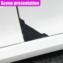 YoRise 4PCS Bling Car Door Corner Edge Guards, Sparkly Rhinestone Automotive Decoration Protector Sticker, Anti-Collision &Amp; Anti-Scratch Car Door Edge Guards, Fits For Most Vehicles (Black) - White - View 6