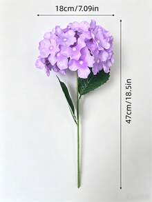 1朵高品質紫色人造繡球花，DIY婚禮花束、派對、客廳、花園、飯店、辦公室、情人節、母親節、返校裝飾、花園派對裝飾、DIY拱門花環裝飾，美學風格 - 淡紫色 - 查看 3