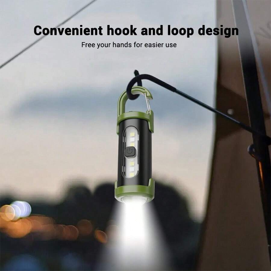 1pc/3PCS Keychain Light Mini Work Light Portable Multi-Function Flashlight Light Rechargeable And Waterproof Suitable For Outdoor Camping Safety Warning Lights Household Emergency Lights - Keychain - View 1