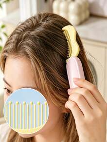 3/1 pieza Peine portátil plegable mini de bolsillo, dientes de doble uso seco & húmedo antiestáticos, puntas redondeadas suaves para masaje del cuero cabelludo sin tirar del cabello, opciones de colores macaron, con estuche de almacenamiento para evitar suciedad y polvo, peine pequeño esencial para viajes, viajes de negocios, bolsa de maquillaje, dormitorio de estudiantes, desplazamientos, peinado, arreglo de flequillo, uso doméstico, salidas al aire libre, accesorio para el cabello compacto y ahorrador de espacio - Plegable - Ver 6