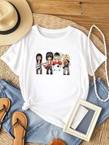 Women T-Shirts - 白色 - 查看 1