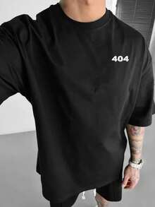 Men T-Shirts - 黑色 - 查看 3