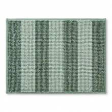 1pc 40x60cm Super Soft Absorbent Anti-Slip Rectangular Polyester Cationic Dual-Color Chenille Striped Floor Mat, Hot Melt Glue Backing, Thick Plush Bedroom Bedside Rug, Multi-Color Options, Machine Washable Quick Dry - Striped Series - View 13