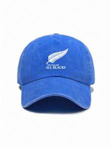 Men's Baseball Cap Minimalist Feather Print Washed Distressed Soft Top Vintage Sun Hat Unisex Versatile - A - View 2