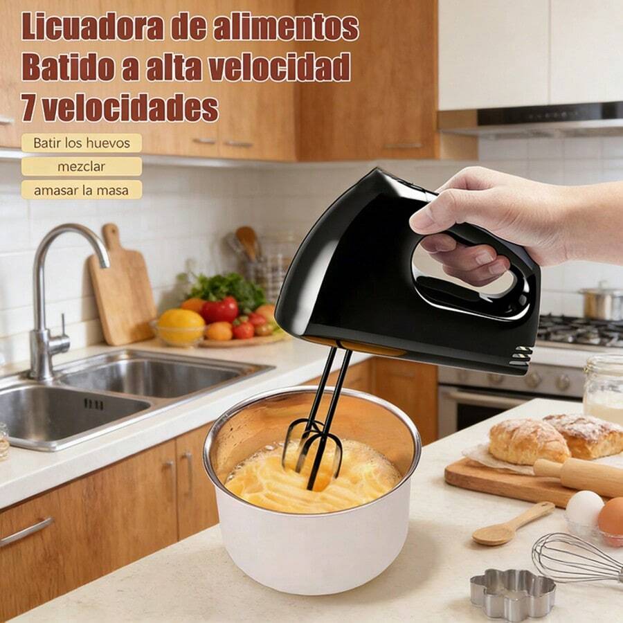 7-Speed 100W Electric Hand Mixer – Multifunctional Mixer For Baking And Cooking