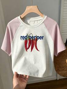 Spring/Summer Oversized Longline Top, Cotton Women's Summer Top, Women's Summer T-Shirt, Women's Summer Shirt, Women's Clothing, Women's Top - Pink - View 3