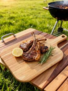 Multi-Size Cutting Board With Handle, Steak Serving Board, Kitchen Chopping And Plating Board, Suitable For Breakfast Serving, Also For Main Course Preparation, Perfect Gift For Home Parties And Housewarming - View 7