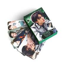 127pcs C/ORTIS GREENGREEN REDRED Album Special Benefit Cards LOMO Photo Cards Stickers K-Pop Fan Support Merchandise Featuring SEONGHYEON With Multiple Album Looks High-Definition Printed Cards For Card Binder Storage Scrapbook Decoration Photo Frame Display Birthday Holiday Gift Fan Collection Exchange Back To School Season - Multicolor - View 5
