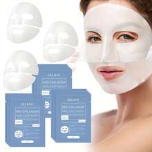 EELHOE 16pcs BioCollagen Real Deep Moisturizing Mask Anti-Wrinkle Lifting Face Mask With Hydrolyze Collagen Soluble Collagen Sheet Mask - Collagen - Xem 21