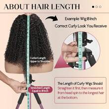 bling hair Burmese Curly 3 IN 1 Half Wigs Human Hair Wig Glueless Wig Ready To Wear Half Wig Drawstring Clip Burmese Curly Half Wig 24 Inch 250 Density - Natural Black - View 9