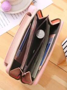 RFID Synthetic Fiber Bag Timeless Bag - Red - View 2