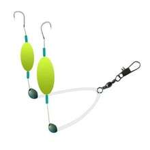 1pc 2-Hook Fishing Rig, Isani Barbed Carp Hooks Size 3-13, Ready-To-Use Carp Fishing Rig Lure - Multicolor - View 16