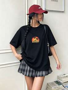 Women T-Shirts - Schwarz - 查看 2