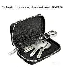 Men's Keybag Car Key Car Key Chain Keychain Holder Metal Hook And Keyring Zipper Bag For Remote Key Car Key Pouch Dad's Gift Mother's Gift A,Keyholder - Multicolor - View 6