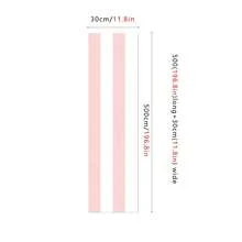 1 Roll Easy-Apply Pink Stripe Wall Decal - Self-Adhesive, Moisture-Resistant Vinyl Wallpaper For Kitchen, Bathroom, Bedroom & More - Peel & Stick, Easy Clean, Matte Finish - Available In 10 Sizes - Multicolored Striped Wallpaper - View 12