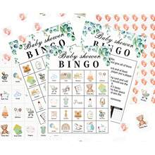 Juego de Bingo para Baby Shower Verde Salvia 33 Piezas, 24 Tarjetas de Bingo, 7 Fichas, 1 Tarjeta de Presentación, Tarjeta de Reglas del Juego, Juego Interactivo Divertido para Adultos y Amigos, Neutro de Género, Cumpleaños, Reunión Familiar, Suministros para Fiesta de Baby Shower, Recuerdos de Fiesta, Decoración para Fiesta de Revelación de Género - Verde - View 11