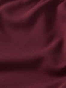 1件女童幼兒夏季極簡基礎黑色內褲，低彈性，日常穿著 - 玫紅色 - 查看 5