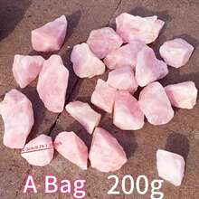 Piedra de Cuarzo Rosa Natural Grado AA+, Adecuada para Decoración del Hogar, Decoración de Acuario, Piedra Difusora, Excelente Colección de Piedras de Cristal - Rosa - Ver 5