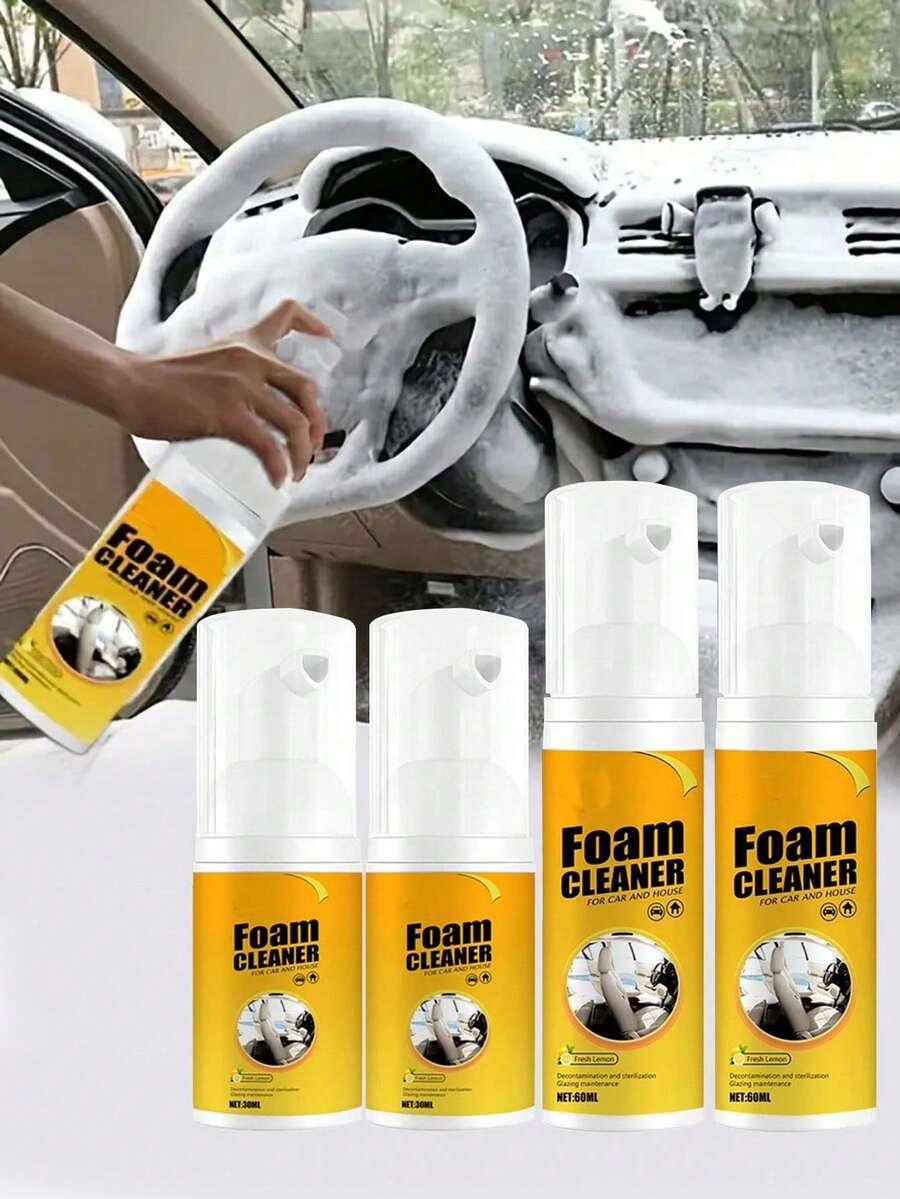 EELHOE Pembersih Busa Mobil Multifungsi, Cocok Untuk Membersihkan Interior Mobil, Disinfeksi Atap dan Jok, serta Menghilangkan Bau.