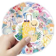 50 Pieces Summer Holiday Seasonal Sticker For Kids Holiday Sticker Teacher Assortment Party Favor For A Whole Year Christmas Easter Halloween Independence Day Valentine Spring Summer Fall Winter - 1 Set - View 3