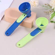 2-In-1 Protein Powder Sliding Funnel Scoop - Comes With 1 Or 2 Sliding Measuring Cups And Funnel, Suitable For Sports Drinks, Milk Powder And Nutritional Supplements, Made Of Durable PP Material, Perfect Kitchen Tool For Various Occasions - View 11