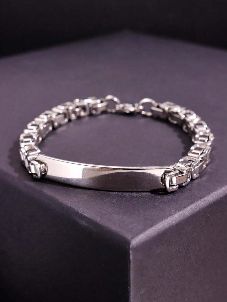 1Pc Stainless Steel Biker Chain Bracelet Men Bracelet Link Chain Motorcycle Bicycle Style Bracelets Fashion Punk Bangles Jewelry - Multicolor - View 15