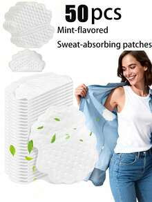 Pack Sports Sweat Absorbing Pads, Ultra-Thin Breathable Invisible Sweat Absorber, Unisex Underarm Pads, Comfortable Odorless Sweat Proof, Sweat Absorbing Pads (5.1" X 3.5") - Multiple Styles - View 1