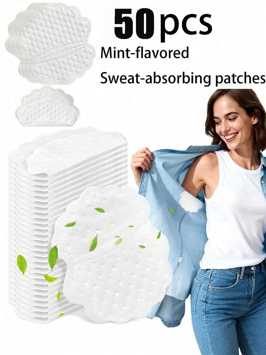 Pack Sports Sweat Absorbing Pads, Ultra-Thin Breathable Invisible Sweat Absorber, Unisex Underarm Pads, Comfortable Odorless Sweat Proof, Sweat Absorbing Pads (5.1" X 3.5") - Multiple Styles - View 1