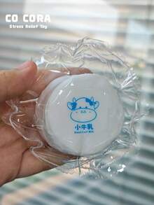 [Squishy] 小牛牛奶紋理快速回彈捏捏樂，手工捏捏，矽膠材質，適合女孩、青少年紓壓，禮物－復活節禮物、生日禮物、聖誕禮物、節日禮物 - 彩色 - 查看 5