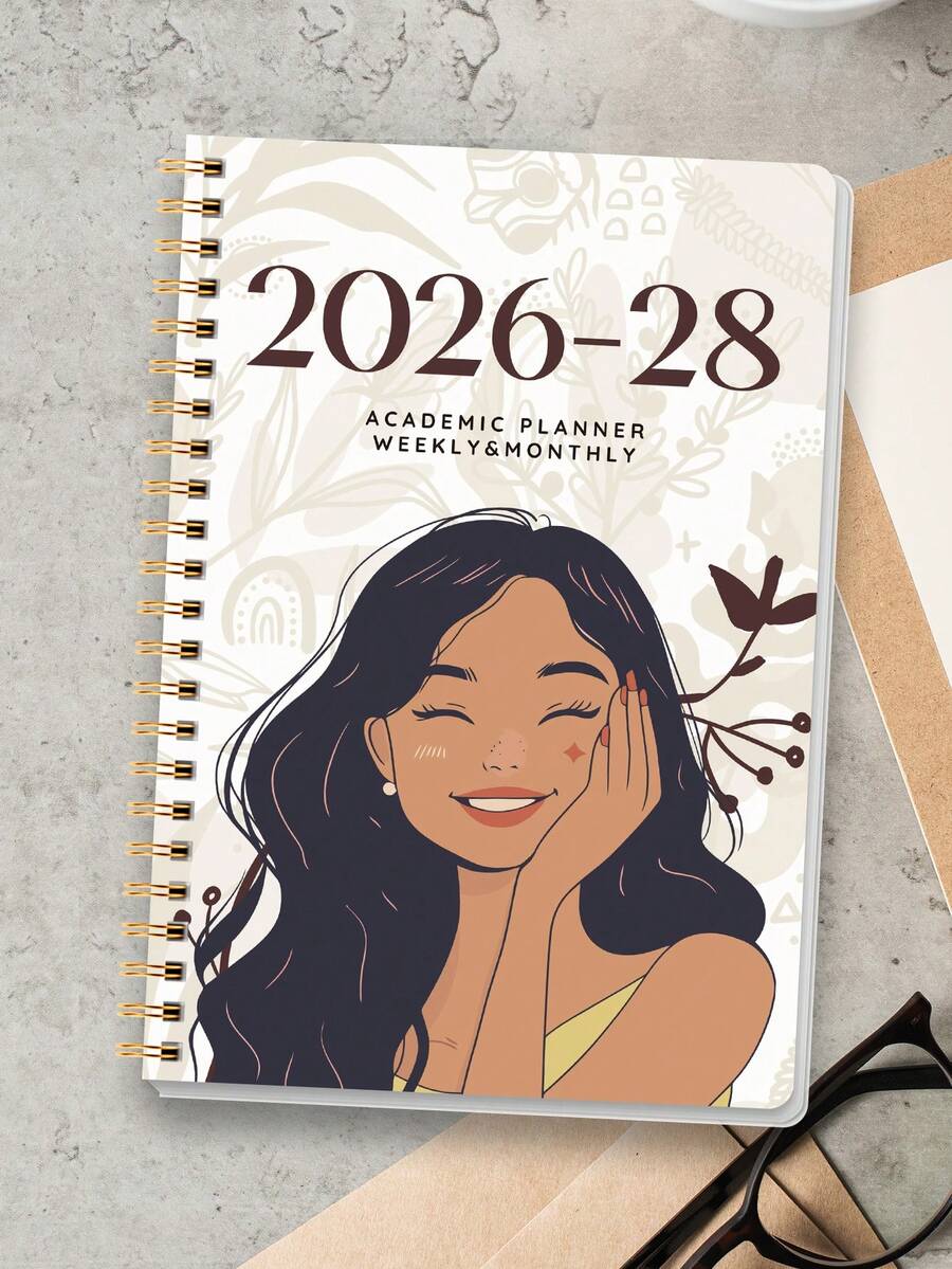 Trees 2026–2028 24 Monthly Planner, 1 Of 2 Year Weekly & Monthly Calendar Planner,Includes Monthly Overviews With Notes,Perfect Planner For Productivity, Appointments & Goal Setting, Back To School Supplies Office Desk Accessories