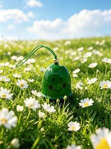 1pc/6pcs Creative Smiling Face Hanging Wind Chime, Includes Hanging Rope And Bells, Metal DIY Material, Crisp Sound, Holiday Decoration Bell Pendant, Suitable For Outdoor Patio - Multicolor - View 8