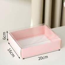 5/10 Transparent Pastry Boxes With Clear Lids, Large-Capacity Dessert Containers Perfect For Korean/French Macarons, Cakes, And Cupcakes-Ideal For Afternoon Tea And Baking Gifts, As Well As Reusable Gift Packaging. - Cake Box - View 12