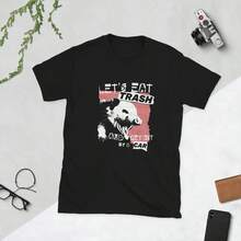 Comamos basura y nos golpeemos con un coche - Camiseta unisex - Negro - Ver 1