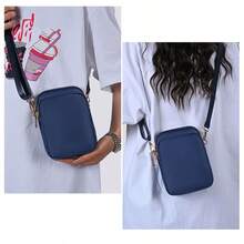 Ladies' Crossbody Bag, Shoulder Strap 3 Layer Phone Pouch With Adjustable Removable Shoulder Strap, Mobile Phone Pouch, Handbag For Cellphone, Wallet - Multicolor - View 12
