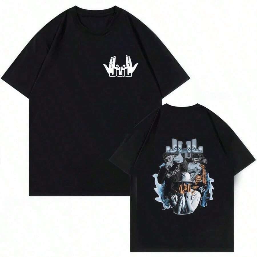 Men T-Shirts - 黑色3 - 查看 1