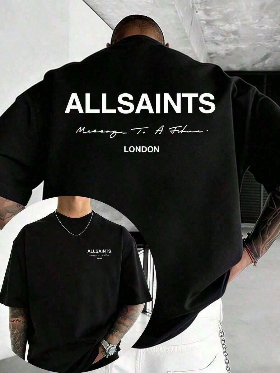 Men Cotton Short Sleeve T Shirts Casual Basic Crew Neck Machine Washable Soft Comfortable Lightweight Everyday Wear For Spring Summer - Hitam - View 1