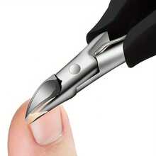 1pc Heavy Duty Durable Stainless Steel Professional Nail Clipper, Suitable For Thick Nails And Ingrown Nails, Unisex Pedicure Use, Sharp Curved Blade - Specification - View 1