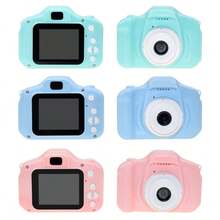 1PC 3-Color Optional Kids Camera, Photography Toy, Fun Photo Gift, Cartoon Kids Toy Camera, Mini Camera, Parent-Child Interactive Educational Toy, Birthday Gift - I5-43 Blue - View 10