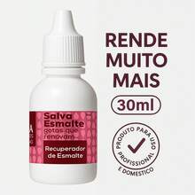 Kit 02 Gota Salva Esmalte Recuperador De Esmalte Cora - Vinho - Visão 5