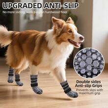 - Calcetines antideslizantes para perros para evitar que laman los pisos de madera, zapatos para pavimento caliente en verano, botines de traccin para perros de tallas pequeas, medianas y gra - inicial - Ver 4