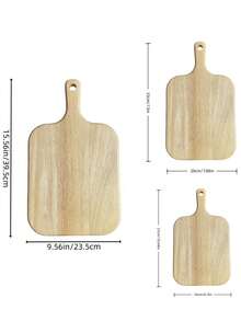 Multi-Size Cutting Board With Handle, Steak Serving Board, Kitchen Chopping And Plating Board, Suitable For Breakfast Serving, Also For Main Course Preparation, Perfect Gift For Home Parties And Housewarming - View 11